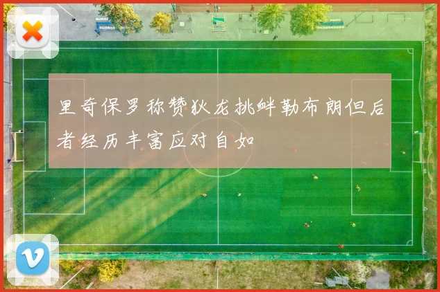 里奇保罗称赞狄龙挑衅勒布朗但后者经历丰富应对自如