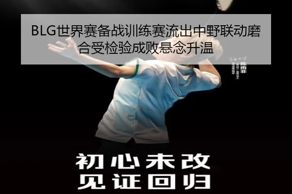 BLG世界赛备战训练赛流出中野联动磨合受检验成败悬念升温 | huobosports